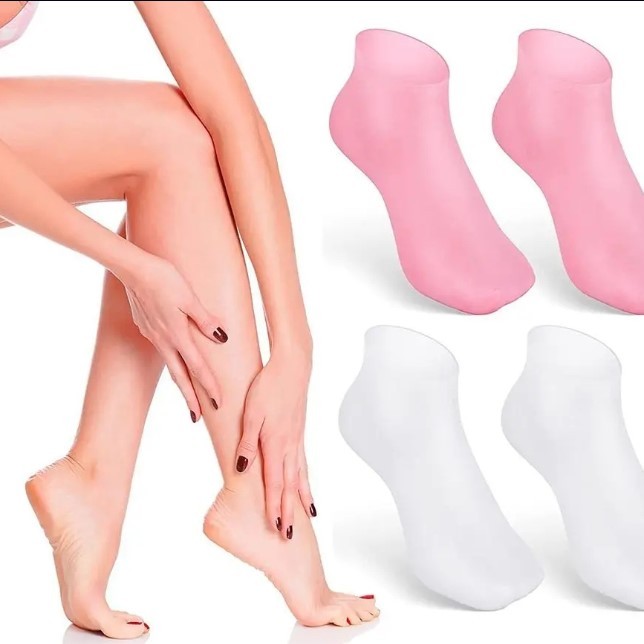 Meia De Silicone Esfoliação Hidratação Rachadu