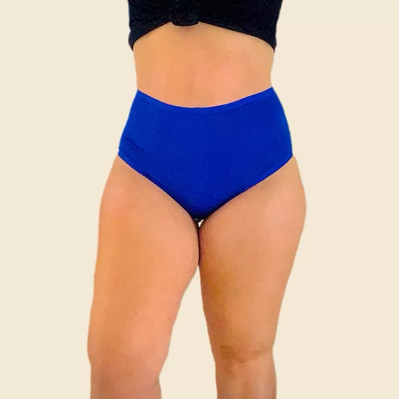 kit 4 Calcinha Hot Pants Plus Size Calçola Cintura Alta Gestante Idosa Pós Parto