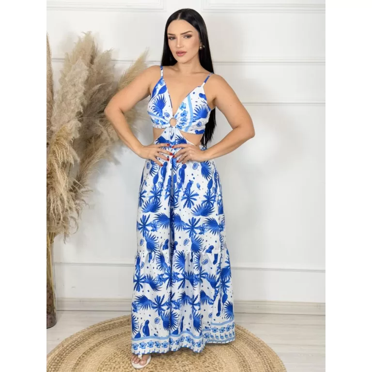 VESTIDO LONGO ETSMPADO, VESTIDO ESTTAMPADO CON REG