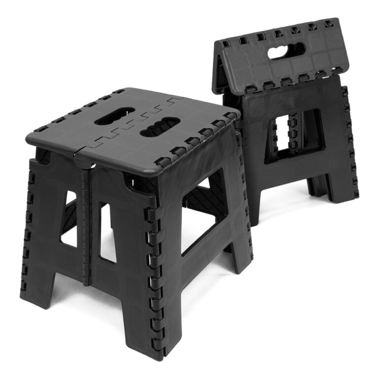 Kit 2 Banquinho Banqueta Dobravel Pequena Portatil