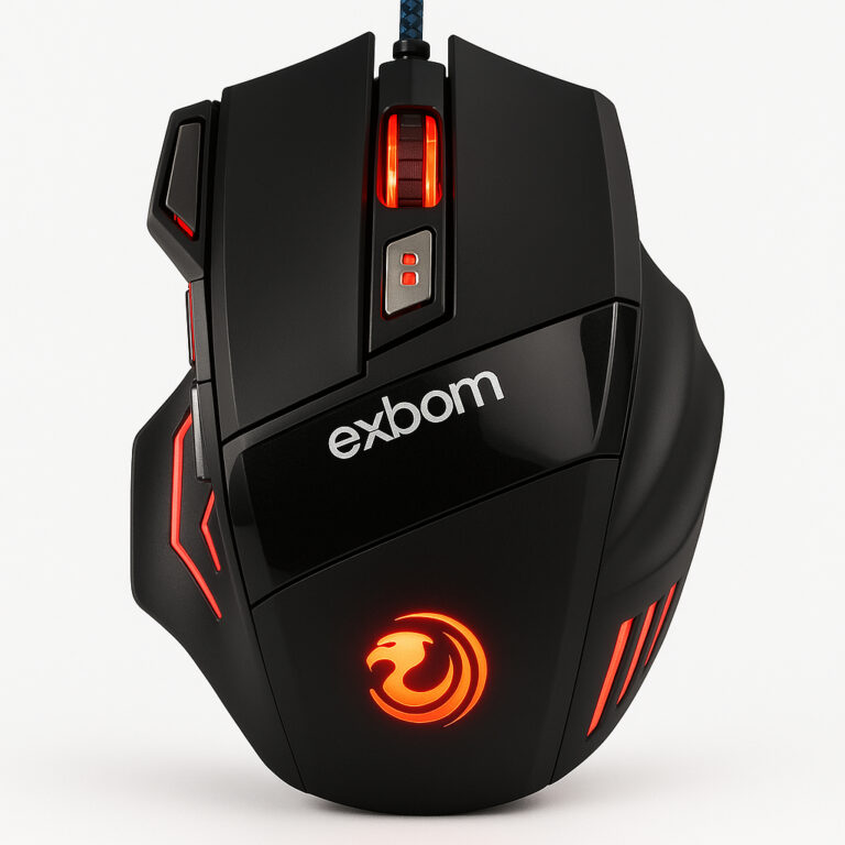 Mouse Gamer Iluminado Led RGB 7 Botões Para Jogos
