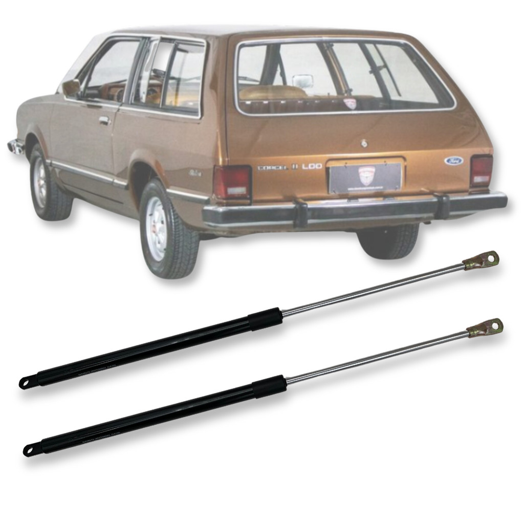PAR MOLA A GÁS AMORTECEDOR DE PORTA MALAS FORD BELINA I e II 1968 A 1989