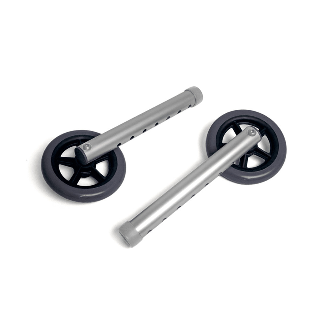 Par de Rodas Aluminio Para Andador Articulado Até 130Kg Hidrolight