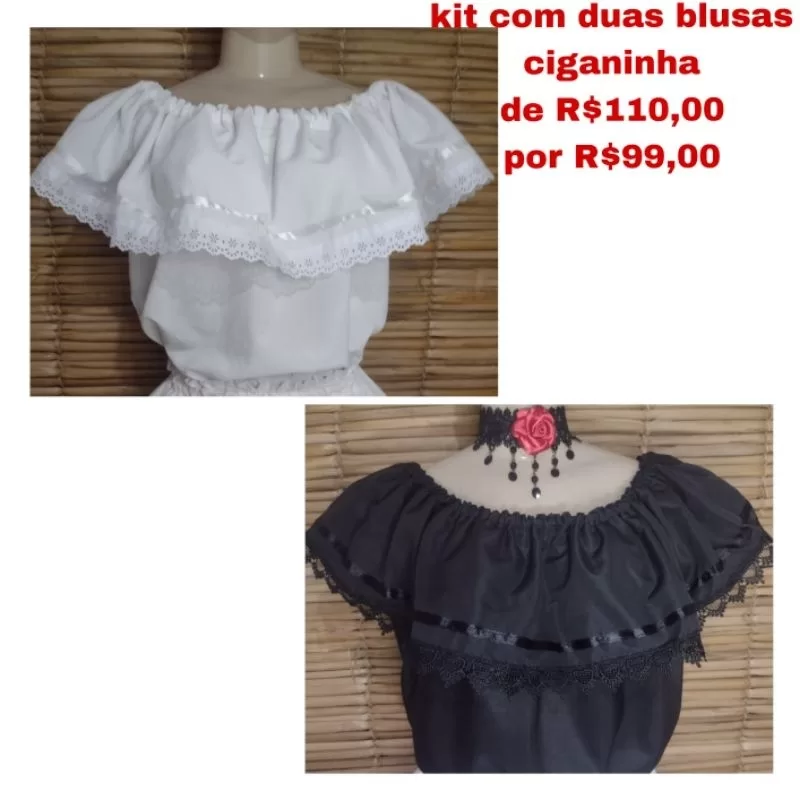 Blusa Ciganinha Umbanda Candomblé