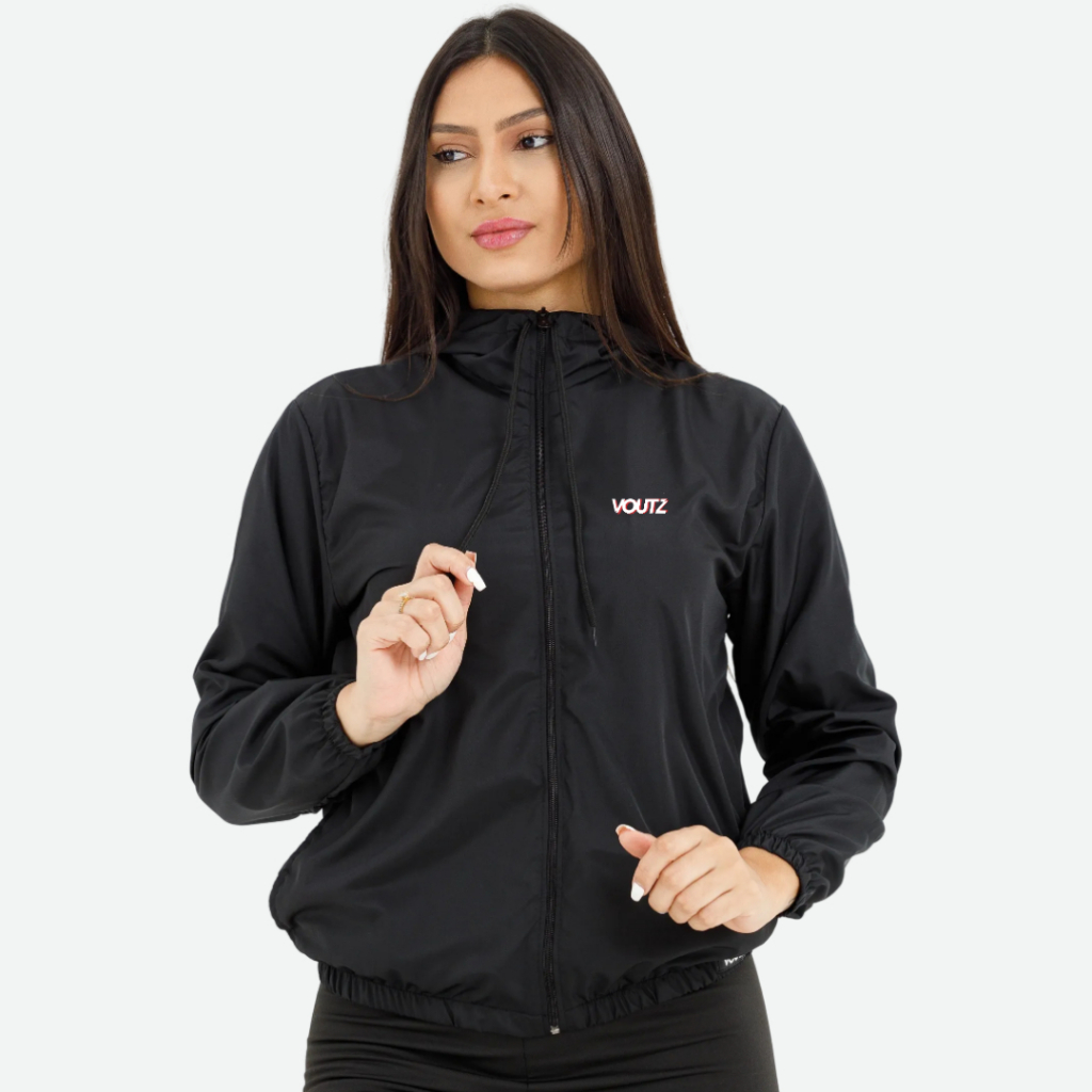 Jaqueta Corta Vento Feminina Impermeável