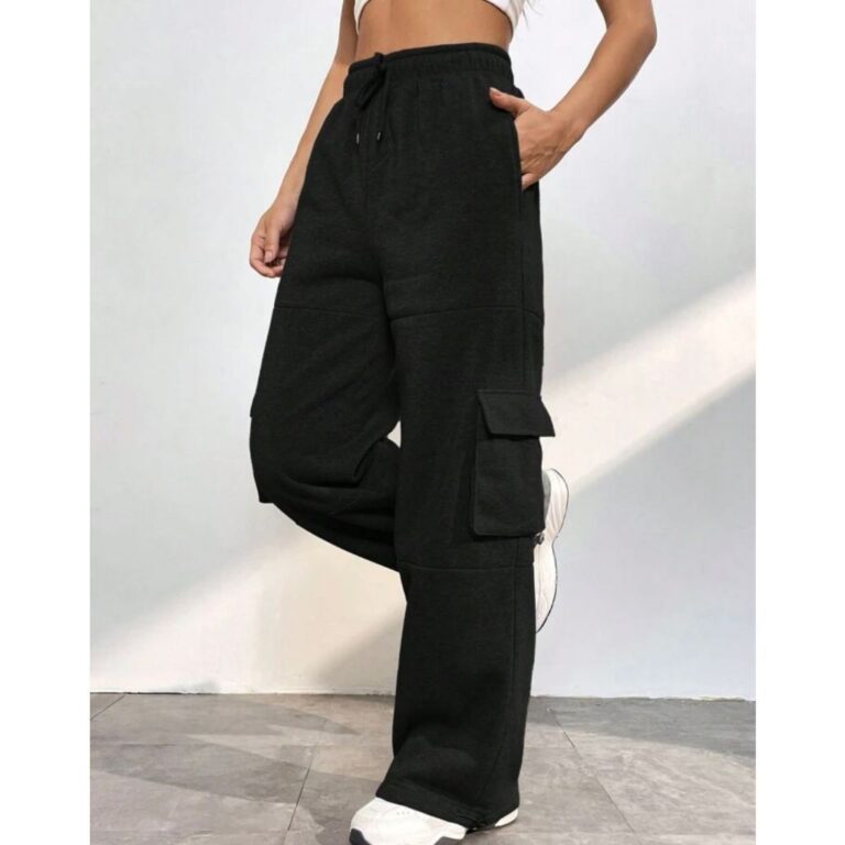 Calça Cargo Femenina 5 Bolsas Elastico