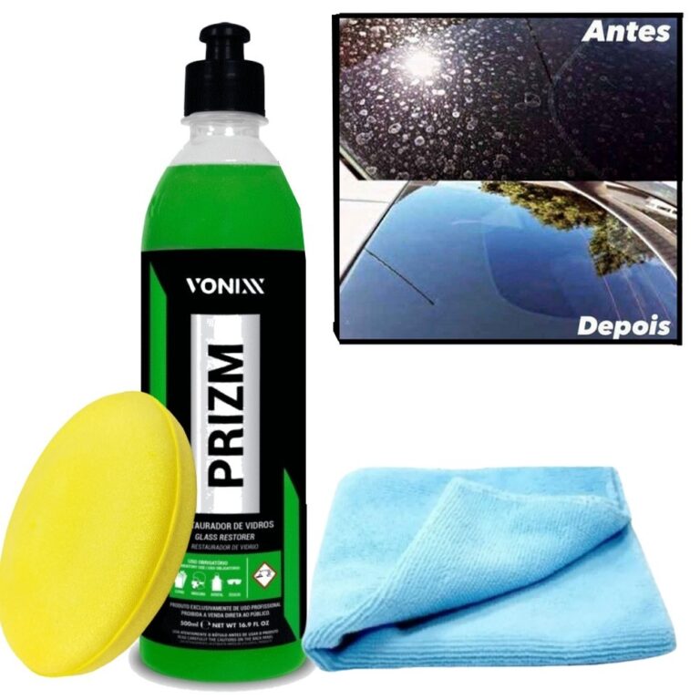 Kit PRIZM Restaurador de Vidros 500ml Vonixx + Apl