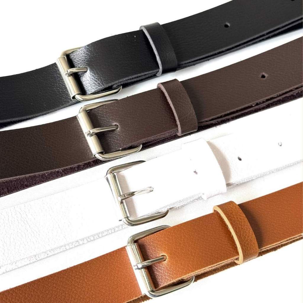 Kit 4 Cinto da Moda Fivela Prata Feminino