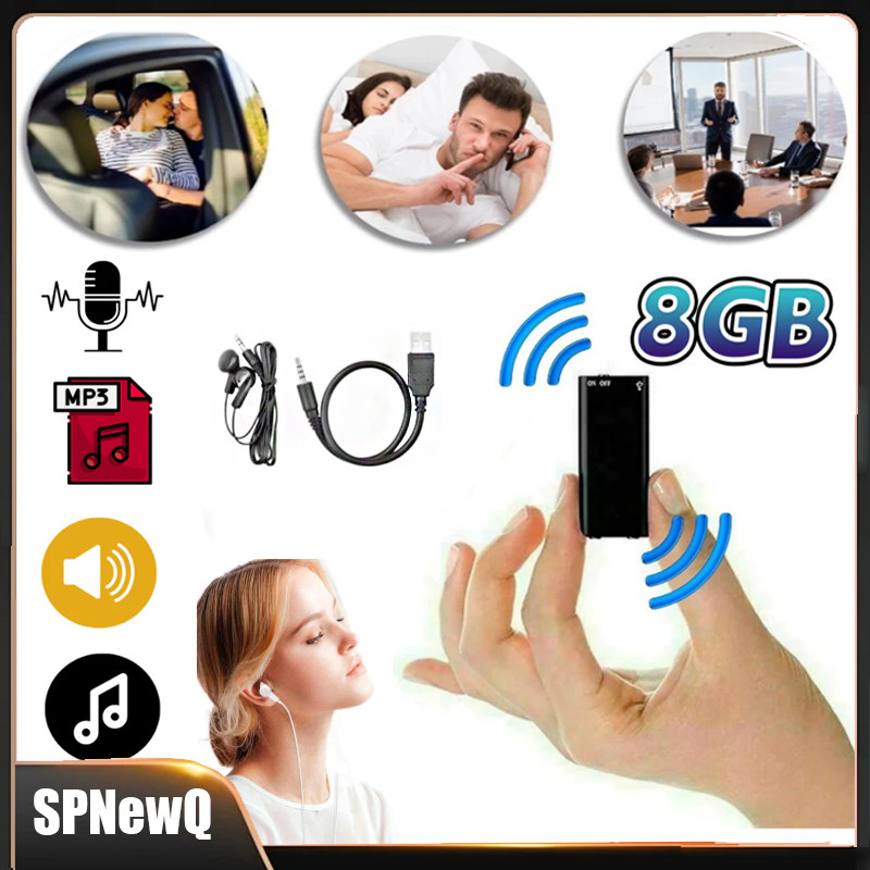 Escuta No Carro Micro Gravador Mini 8g