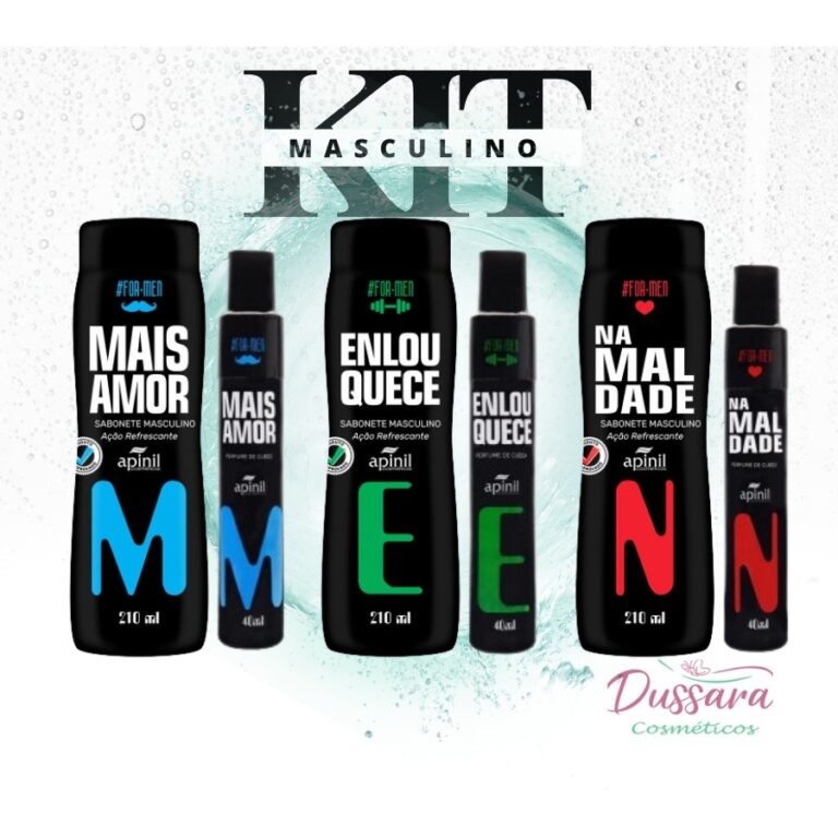 Kit Masculino (c/ 2 itens) Sabonete Íntimo + Perf