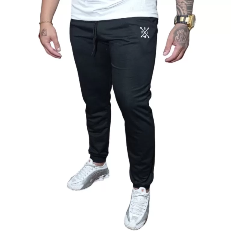 Calça Jogger Moletom Moletinho Skinny Slim Mascul