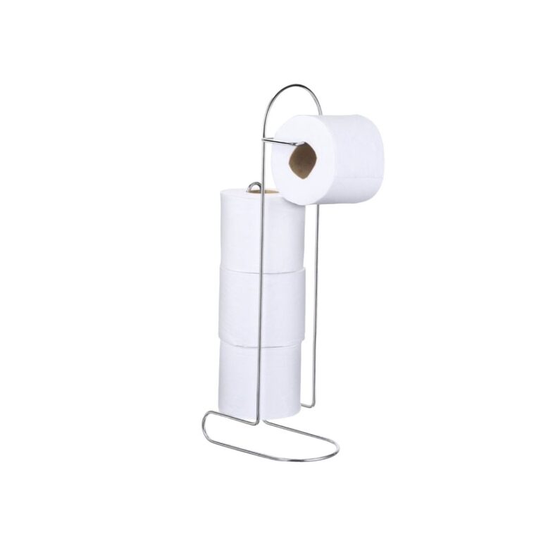 Porta Rolo de Papel Higiênico Aço Cromado Para B