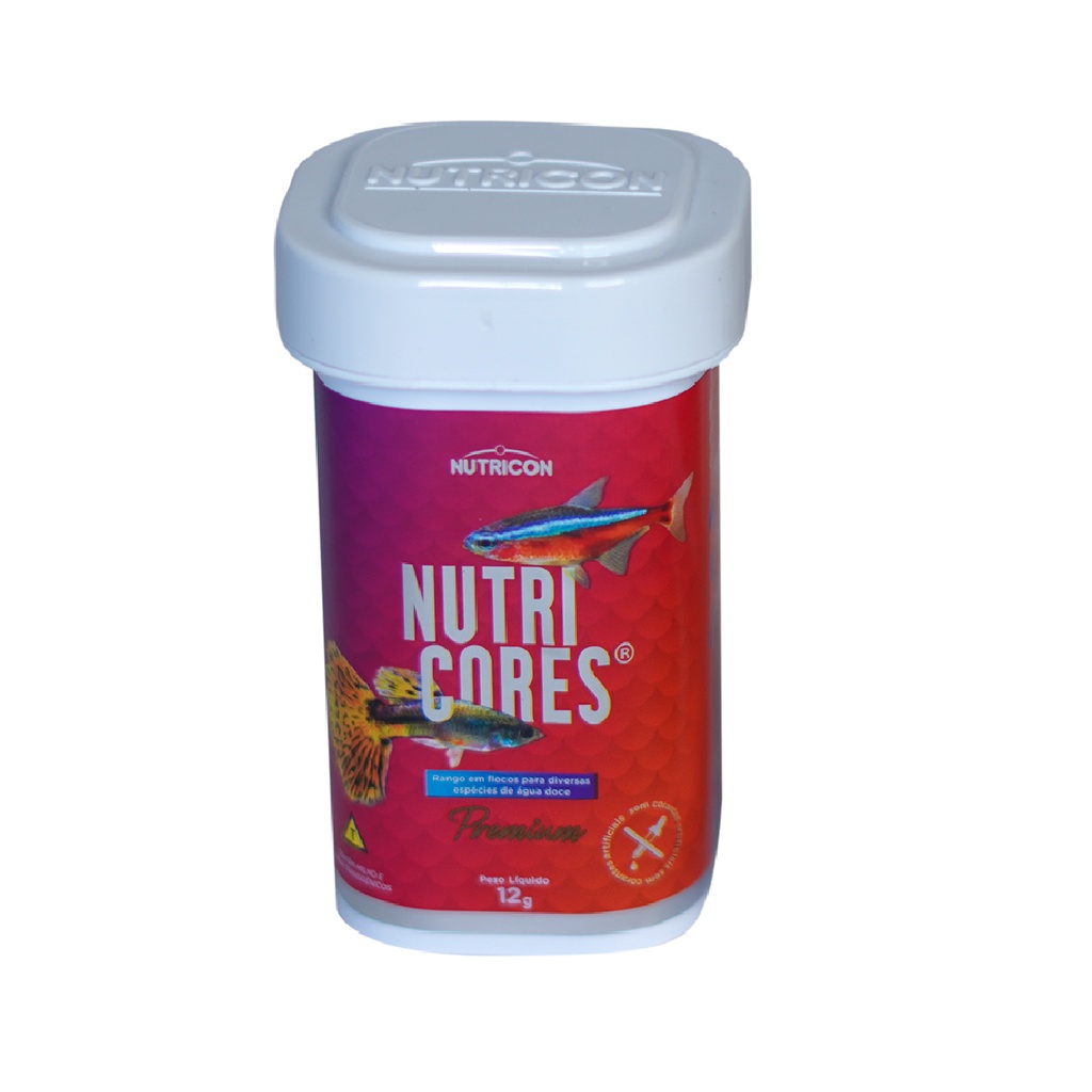 Ração para Betta Nutricores 12g Nutricon Peixes Coloridos