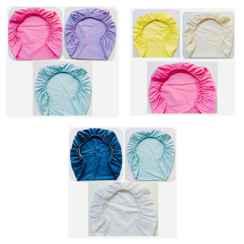 Kit de 3 Lençol Cercado De Bebê Chiqueirinho com elástico Percal 400 fios berço portátil