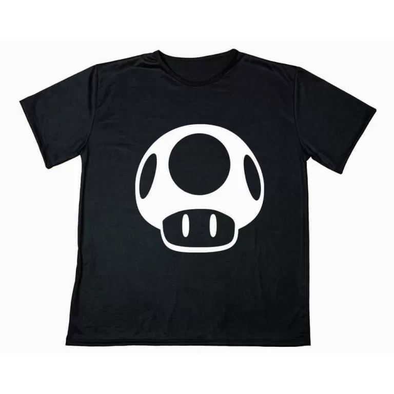 Camisa Personalizada Cogumelo Super Nintendo Mario