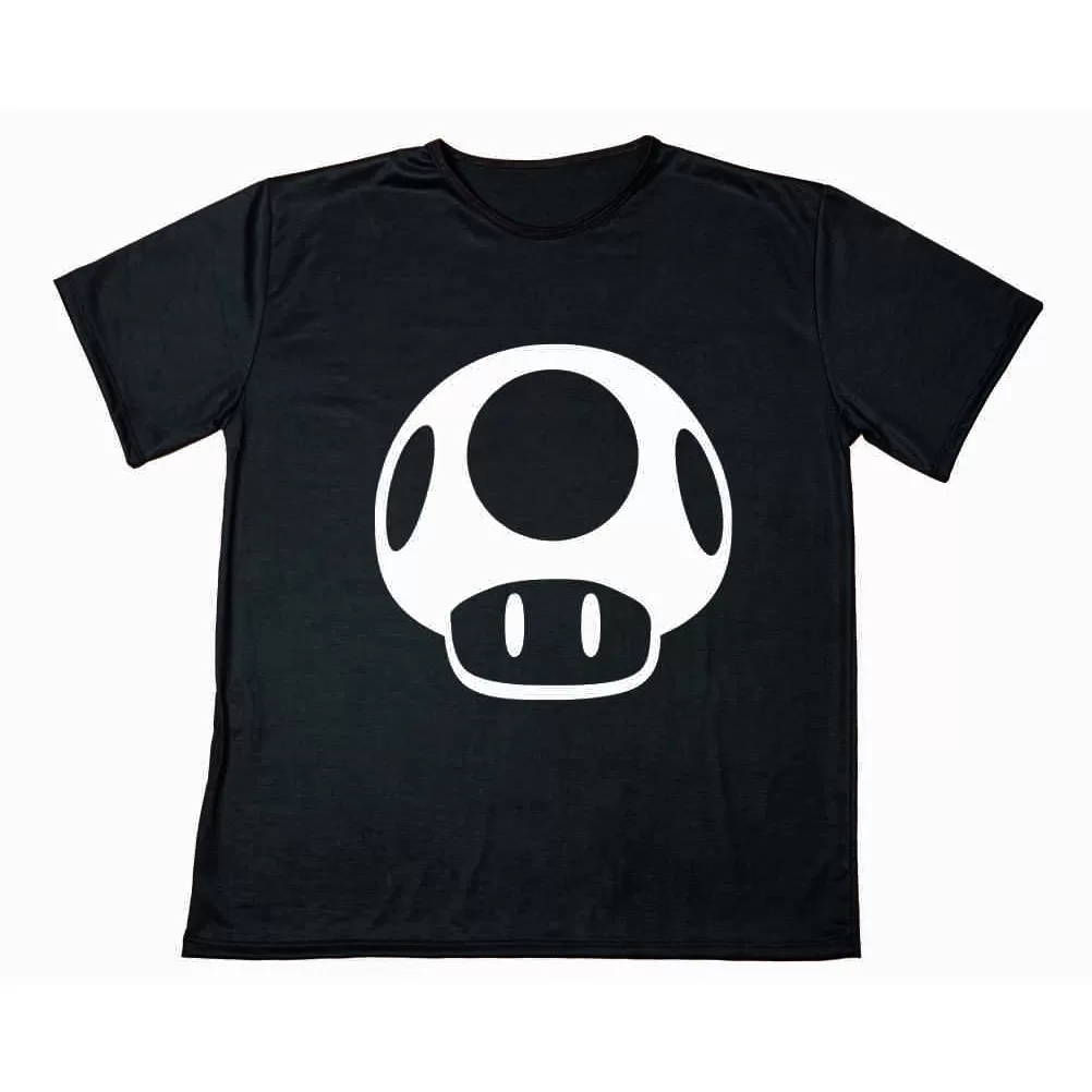 Camisa Personalizada Cogumelo Super Nintendo Mario Nostalgia Camiseta Estampada Baby Look Adulto Inf