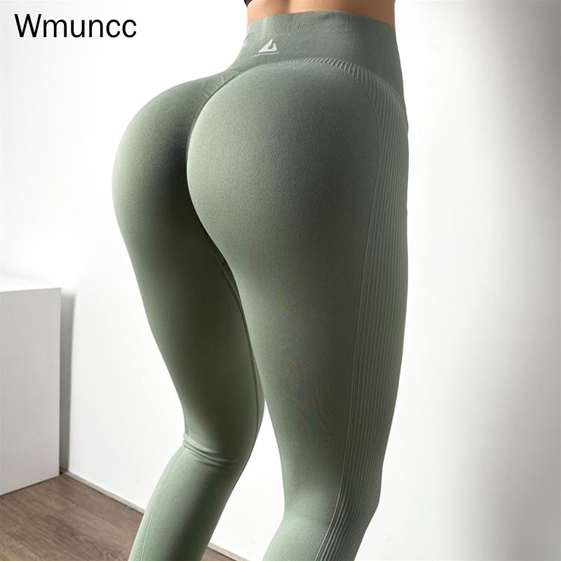 Wmuncc 2026 Legging Bumbum Women High Waist Fitness Sem Costura Ginásio Sexy Calça Esportiva Nylon +