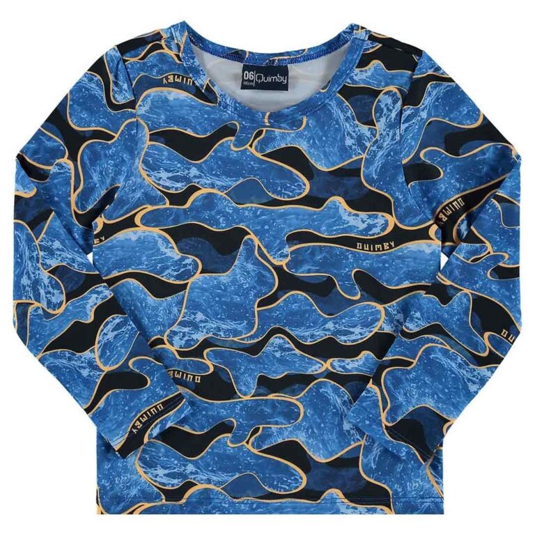 Camiseta Manga Longa Infantil Masculina com Prote