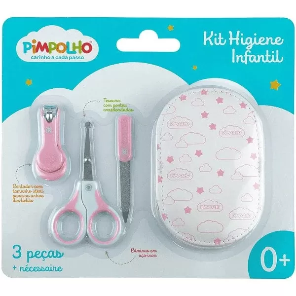 Kit Higiene Infantil Pimpolho Com Necesserie Infan