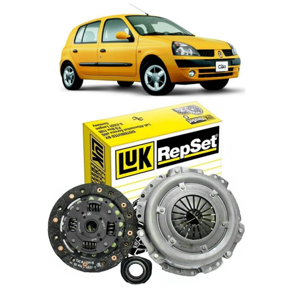 Kit Embreagem Renault Clio Sandero Kangoo Logan Twingo 1.0 Original Novo Luk