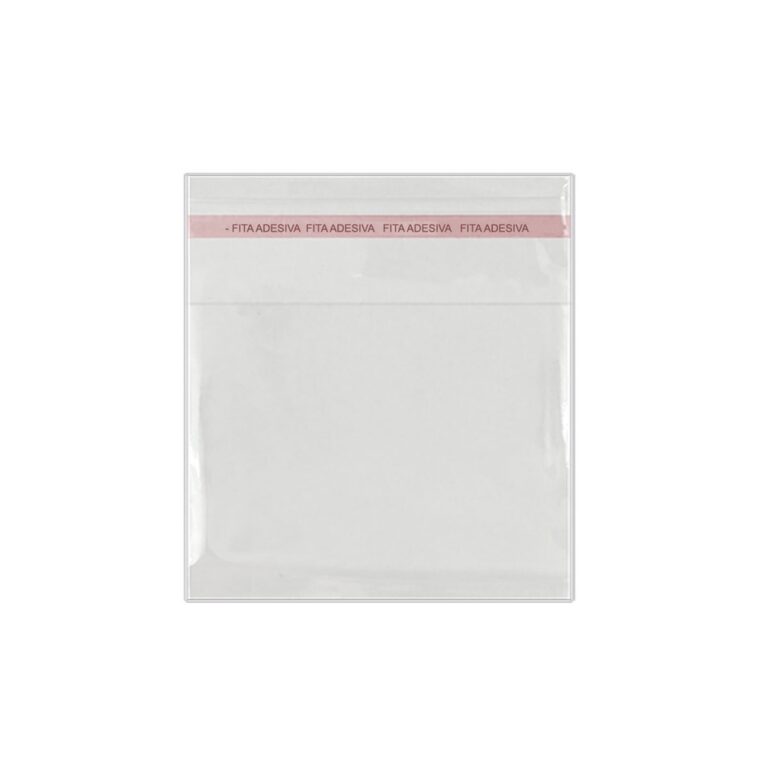 Saquinho Saco Adesivado Transparente 9×9 Pct 