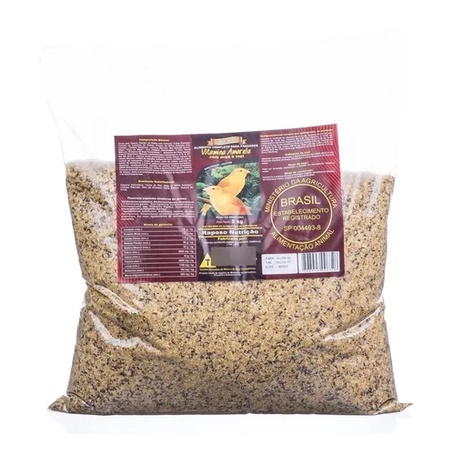 5Kg Vitamina Amarela Ovos/mel p/ canário, pintass