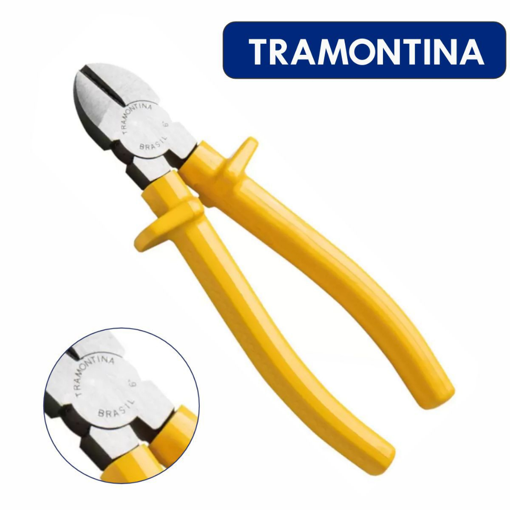 Alicate Tramontina de Corte Diagonal 6 Polegadas Isolado 1000 V