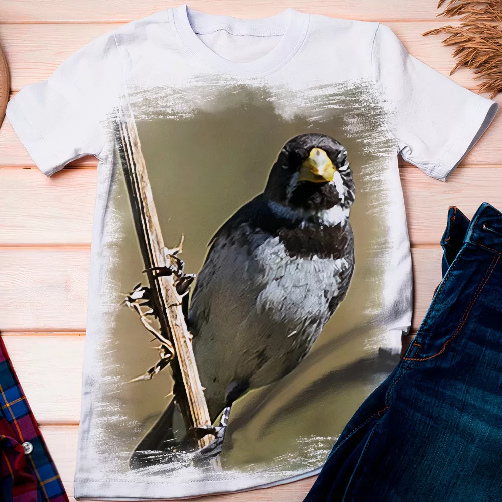 Camiseta Ave Pássaro Coleiro Tui Tui 2 – Dicelli