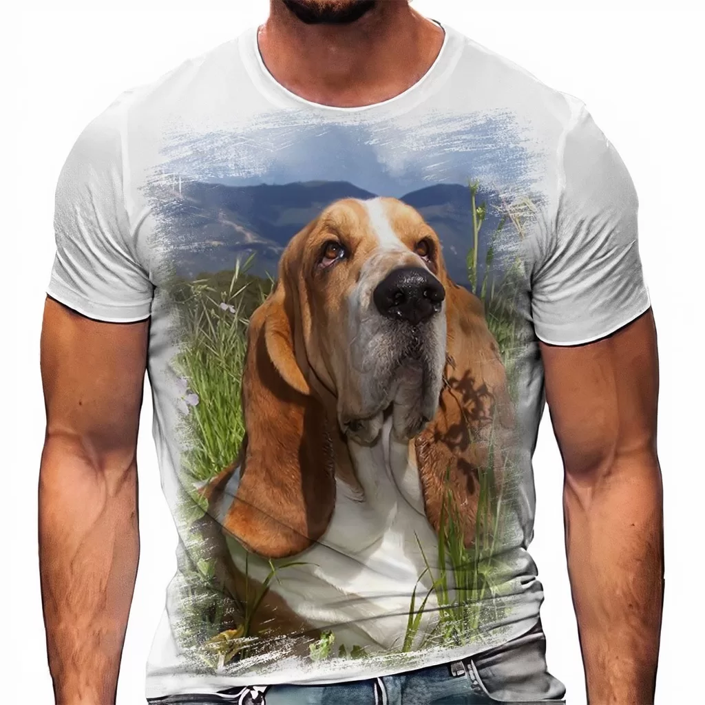 Camiseta Cachorro Basset Hound Raca 619 A