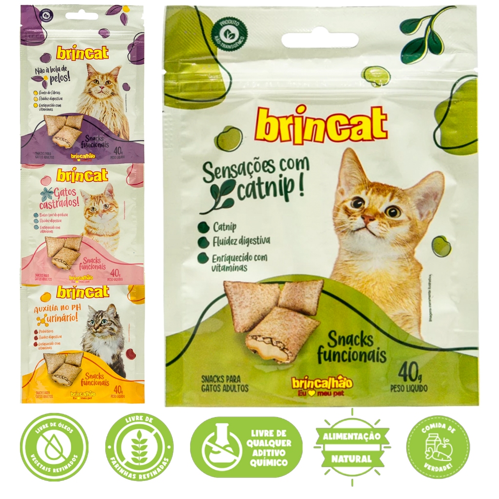 Snacks Funcionais para Gatos – pH Urinário, Catnip e Mais