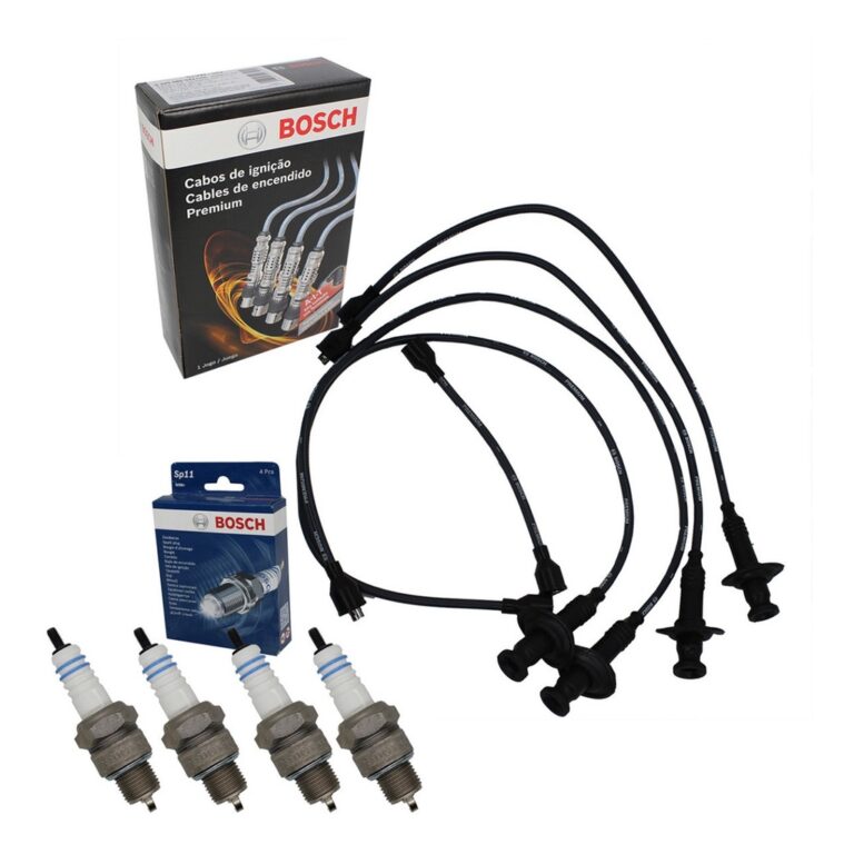 Kit Cabo + Vela Ignição Original Bosch Fusca Kom