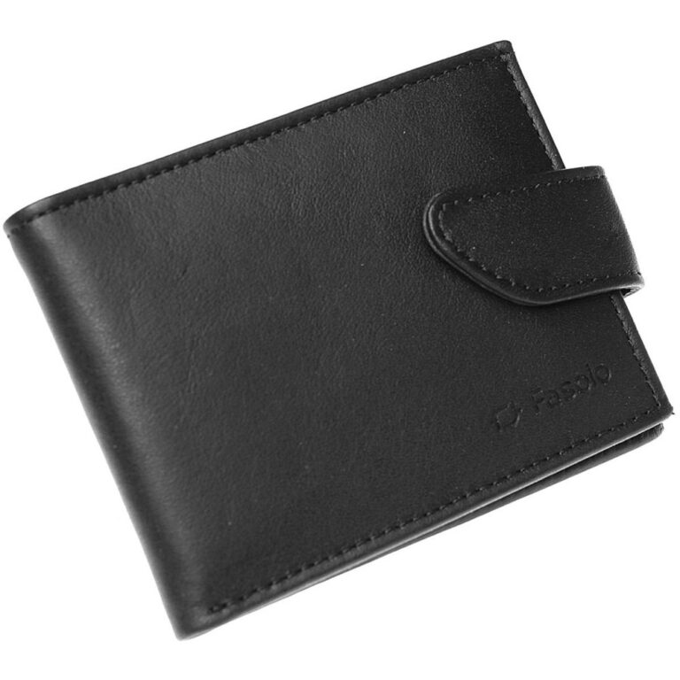 Carteira Fasolo Couro Masculina K724 – Preto