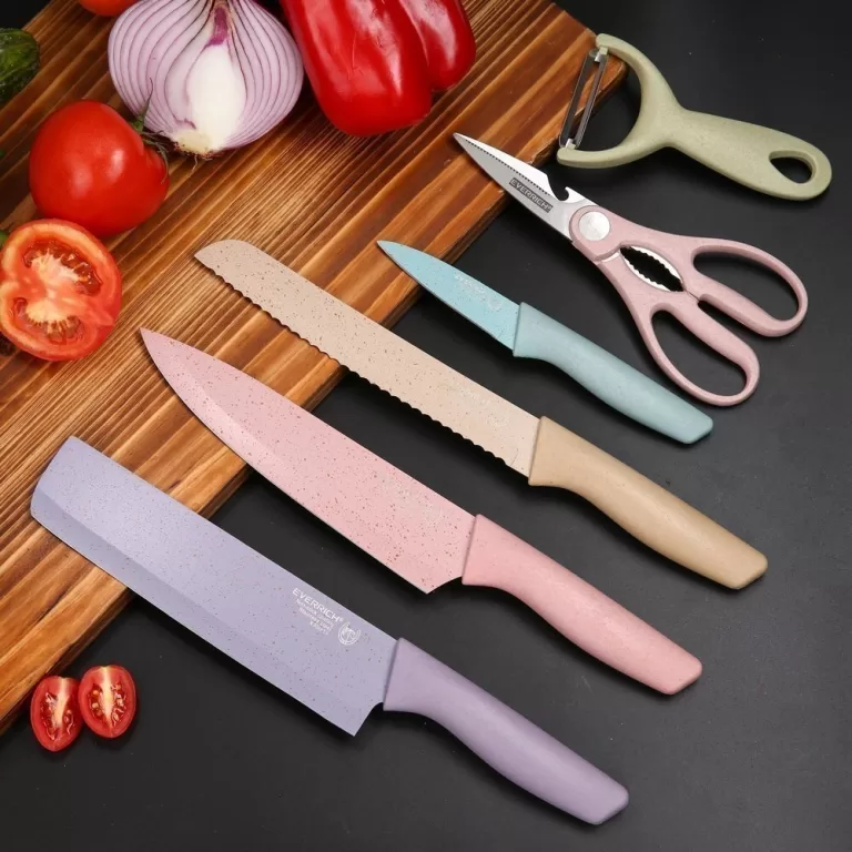 Kit facas de cozinha/Churrasco Profissional Antiad