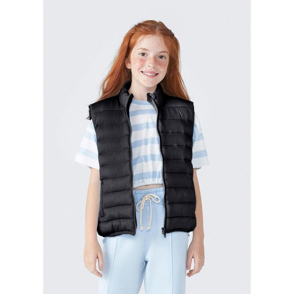 Colete Puffer Infantil Unissex Com Bolsos Hering Kids