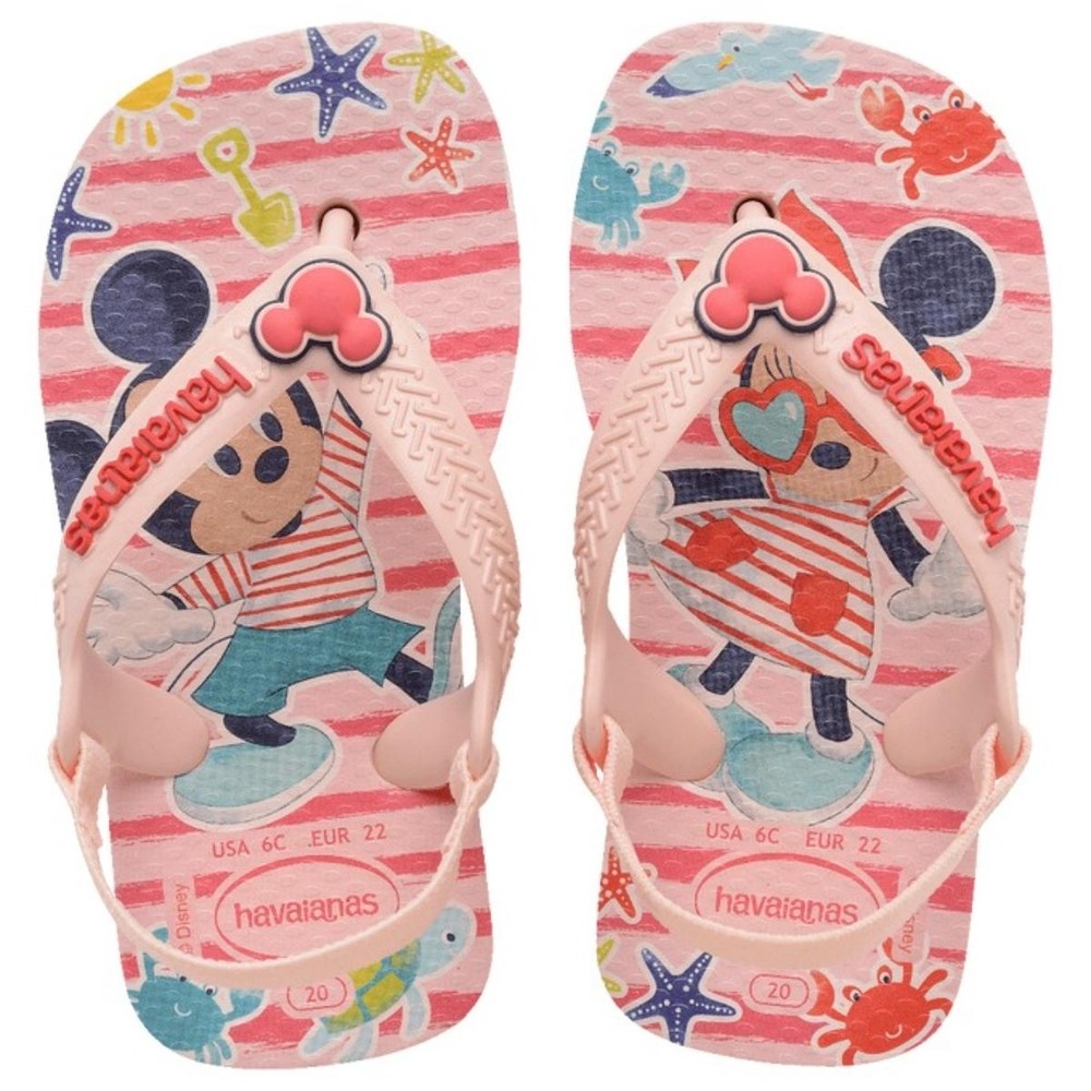 Chinelo Infantil Havaianas Baby Disney Classics – Rosa