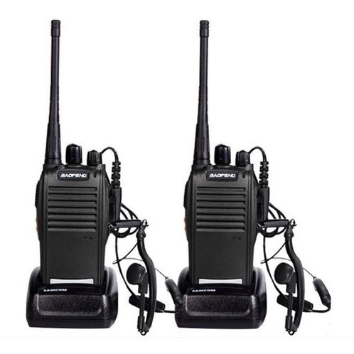 Kit 2 rádios comunicador Alcance 12 Km 16 canais 