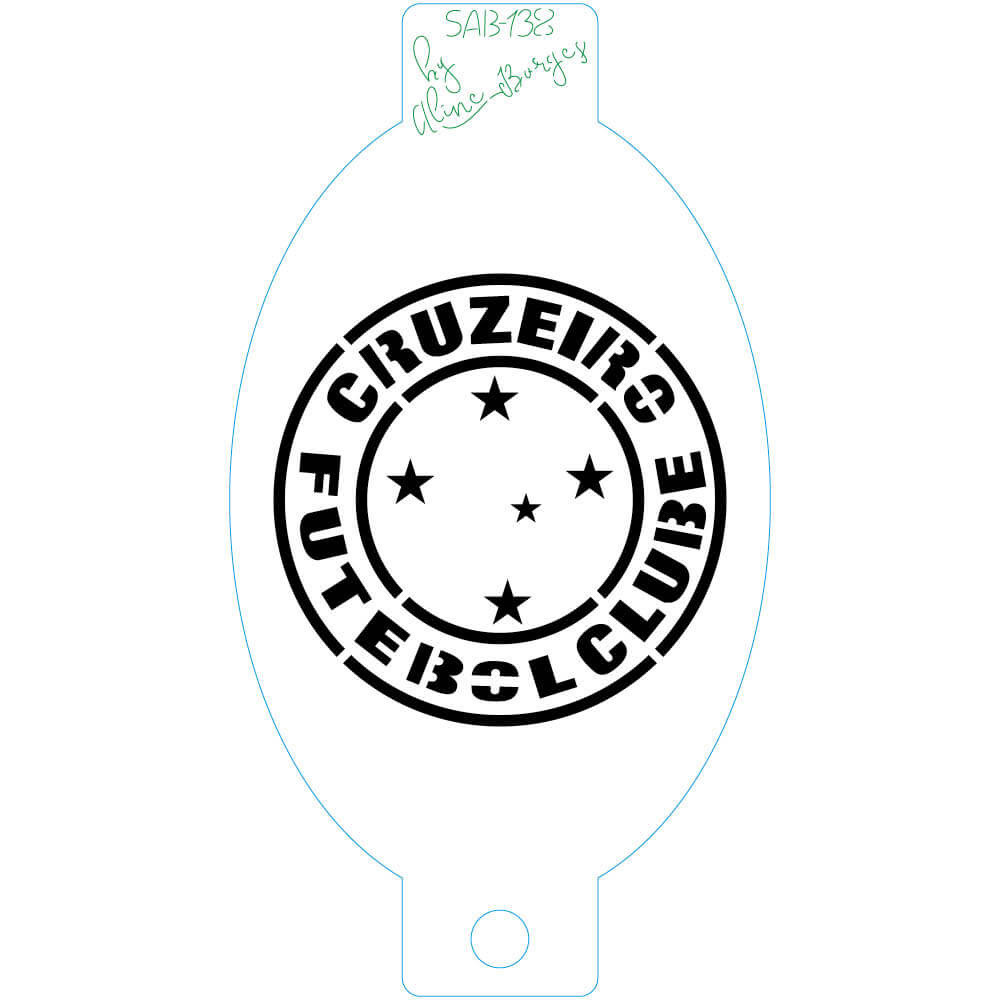 Stencil Time Cruzeiro SAB-138