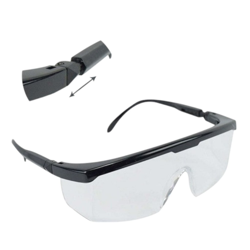 Óculos Jaguar De Proteção EPI Segurança Incolor Transparente Procedimento Estética Estek