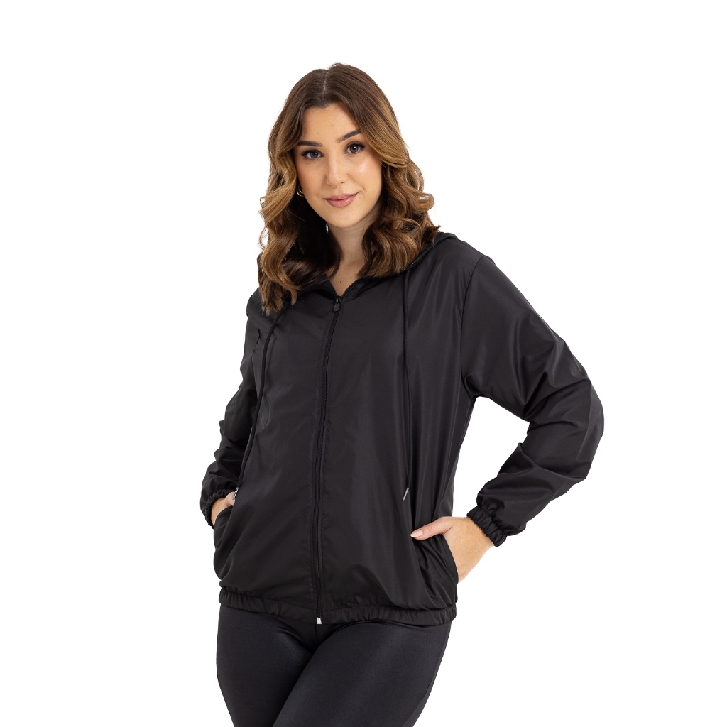 Jaqueta Corta Vento Feminina Academia Esporte