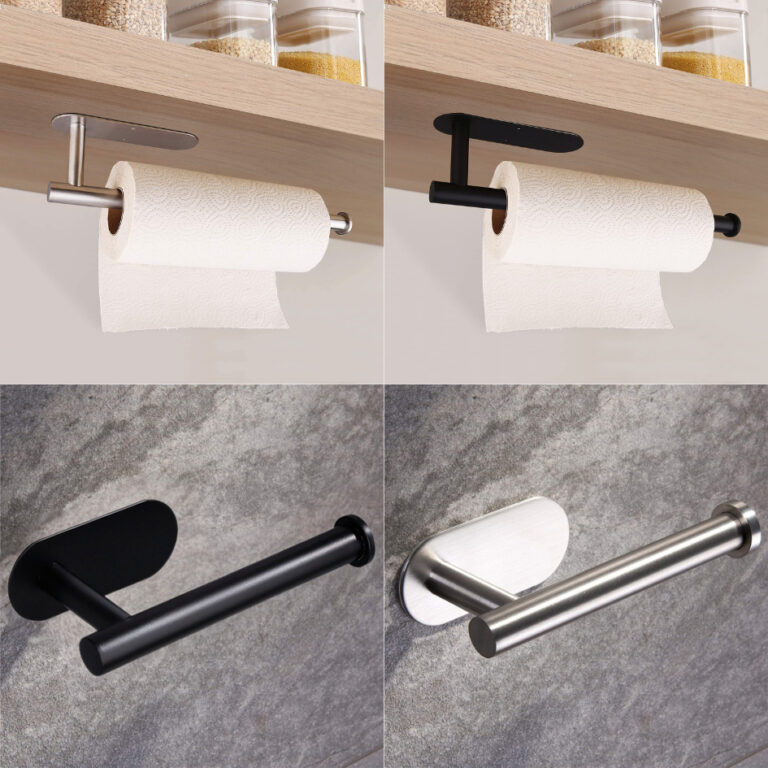 Porta Papel Higiênico/Toalhas de Papel Autoadesiv