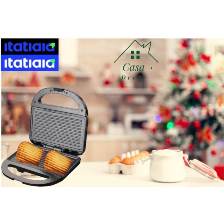 Sanduicheira Antiaderente Elétrica e Grill Inox d