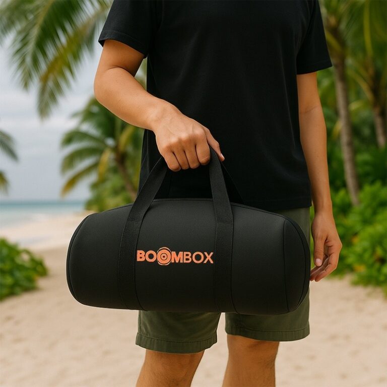 Bag Para Caixa De Som Estilo Boombox Proteção Av