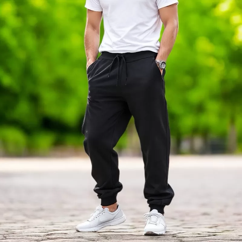 Calça de Moletom Masculino Várias Cores Corrida Treino Confortável Slim