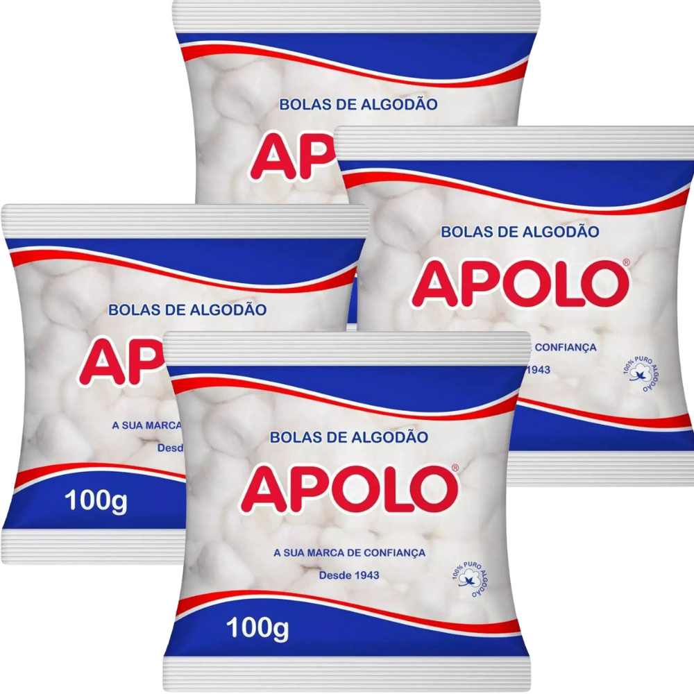 Algodão Apolo Bola 100g unidade e kit em promoção