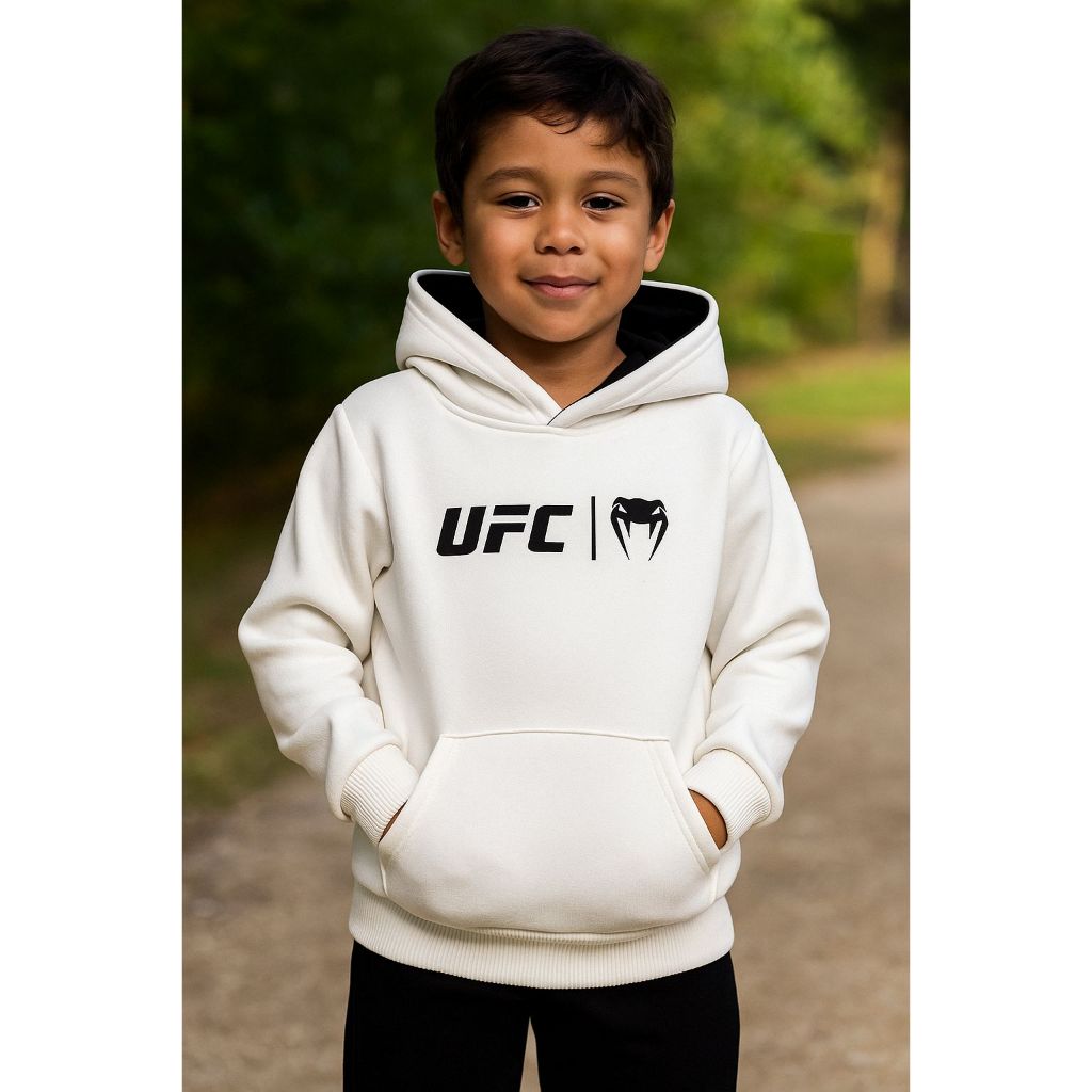 MOLETOM INFANTIL CASACO BLUSA DE FRIO CANGURU COR OFF LOONEY TUNES MICKEY  UFC MASCULINO MENINO