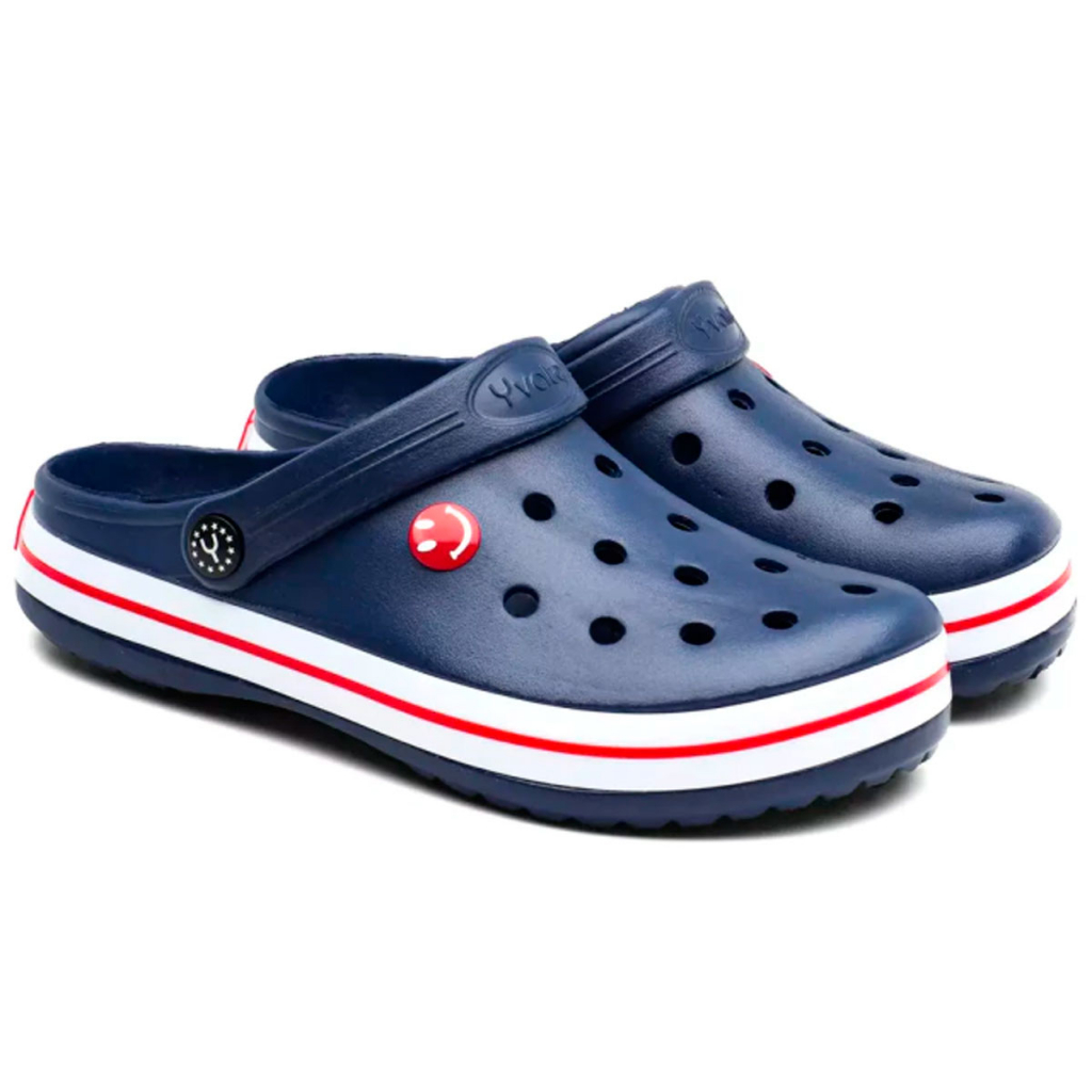 Babuche Sandália Yvate Leve Nuvem Conforto Unissex Marinho