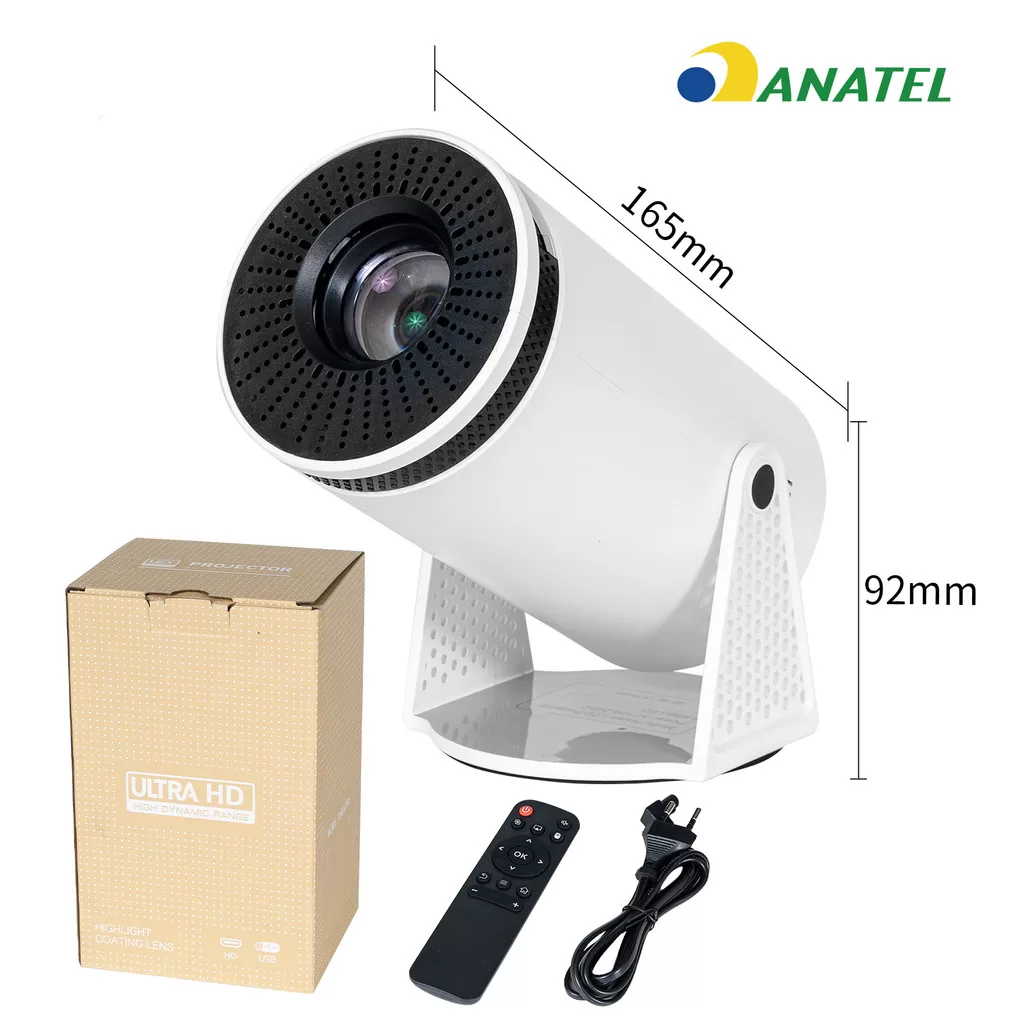 Projetor 4K HD 150 Polegadas Celular, Tv B0x, Xbox, PS, Pc, Wifi e Bluetooth HY300 Magcubic 110/220