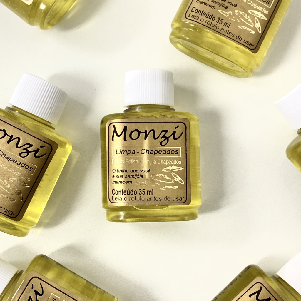 Limpador de Joias Prata Ouro e Banhados Monzi 35ml