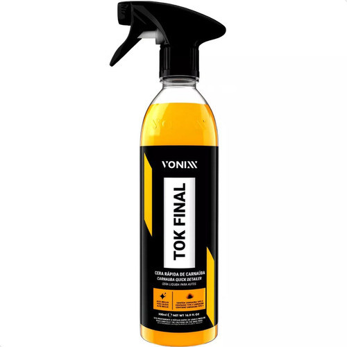 Cera Automotiva Carnaúba Tok Final 500ml Vonixx