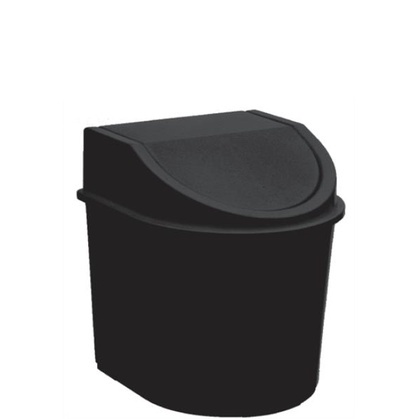 Lixeira Basculante P/ Canto 12 Lts – Preto
